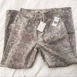 GOOD AMERICAN - Good Straight Snake Ankle Pants